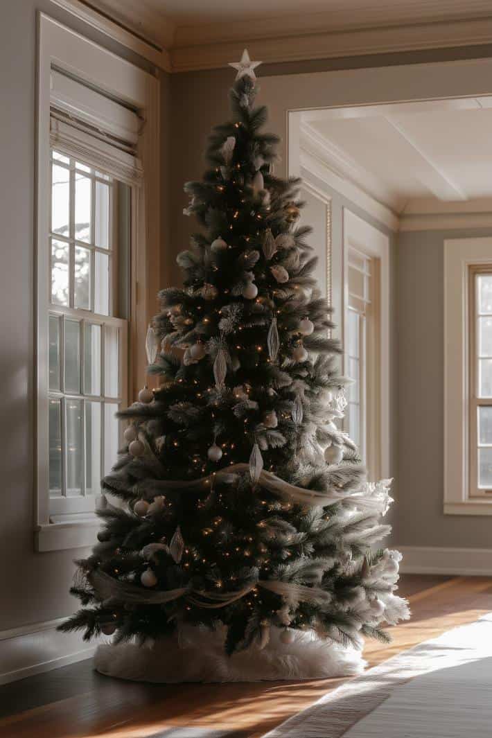 39 White Christmas Tree Decorations for a Festive Holiday Display