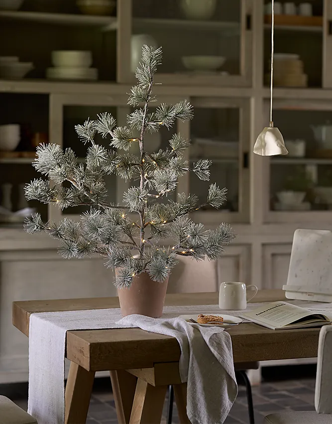 3ft Pre-Lit Frosted Christmas Tree | Christmas Trees | The White C...