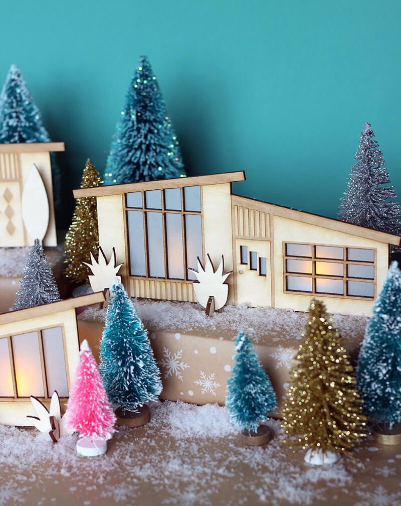 6 Mid-Century Inspired Holiday Decor DIY's