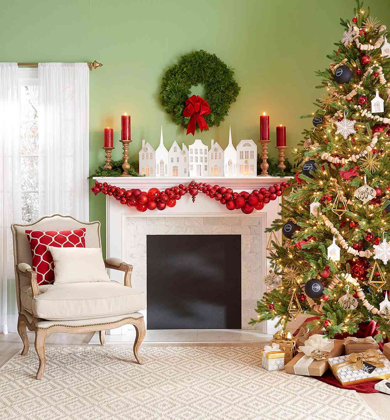 6 Nostalgic Christmas Village Ideas for Your Mantel