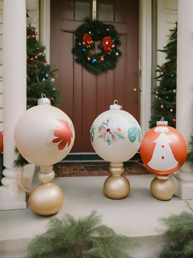 65+ DIY Outdoor Christmas Ornaments and Ideas (2024)