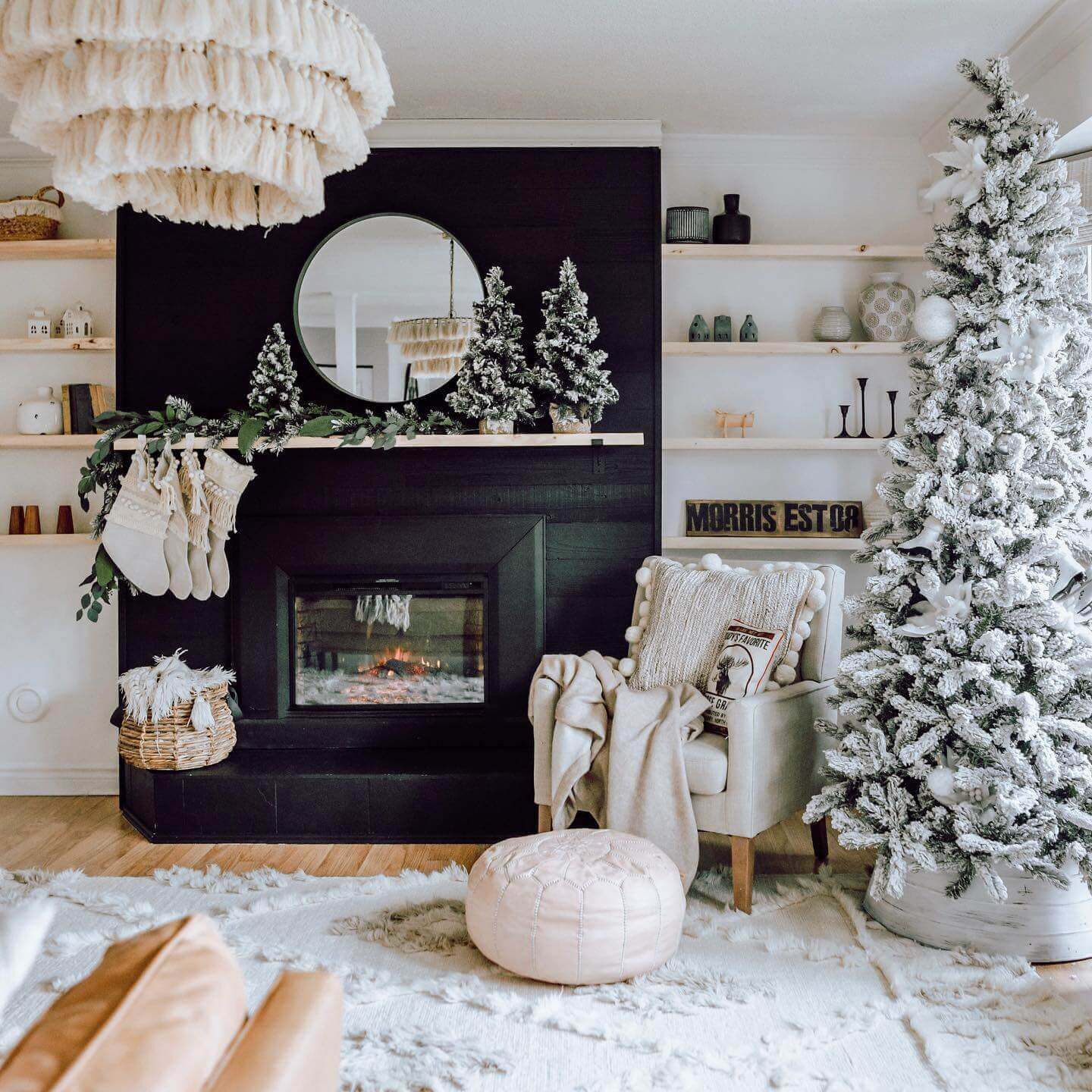 6.5' Slim Artificial Christmas Tree Unlit