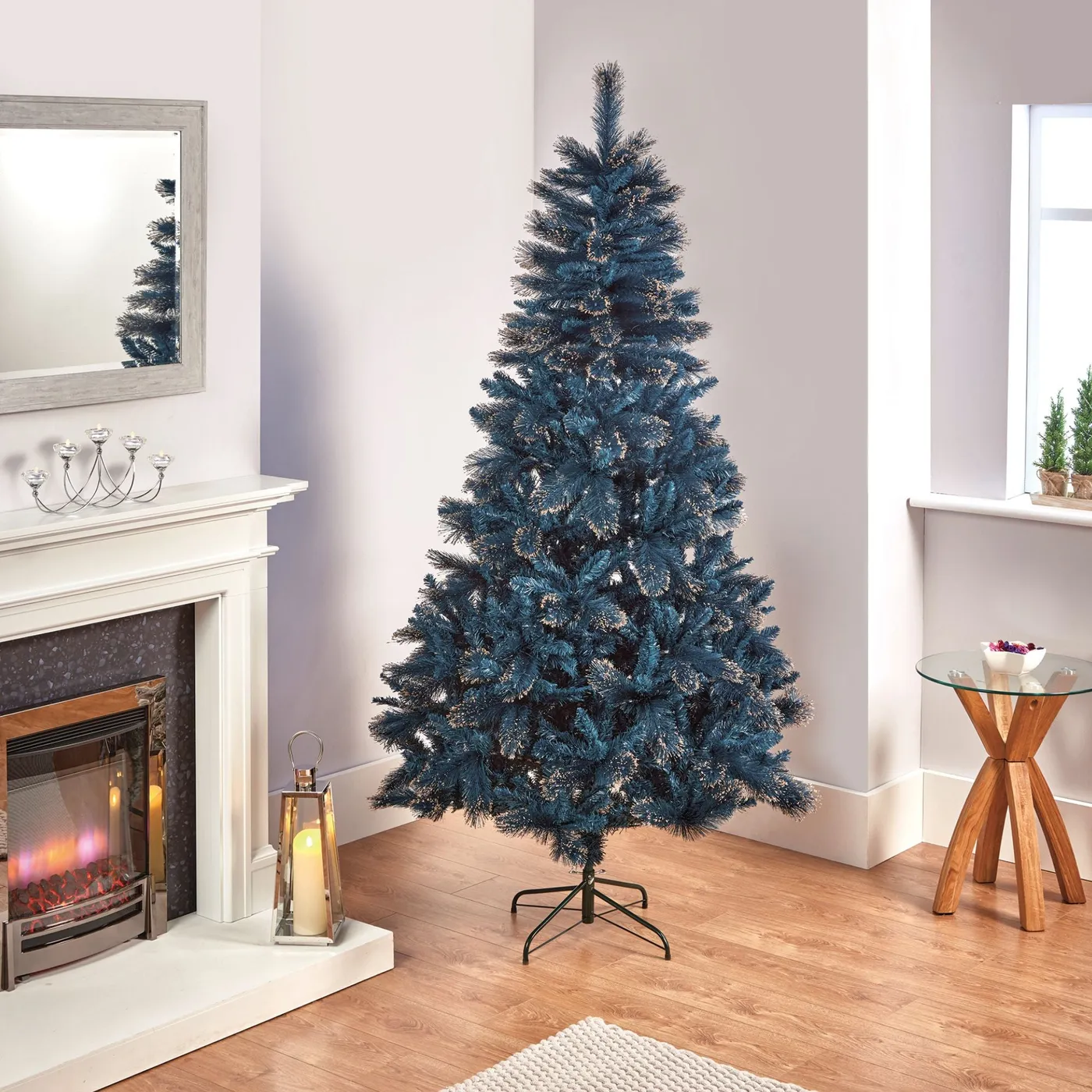 7ft Midnight Blue Fir Artificial Christmas Tree