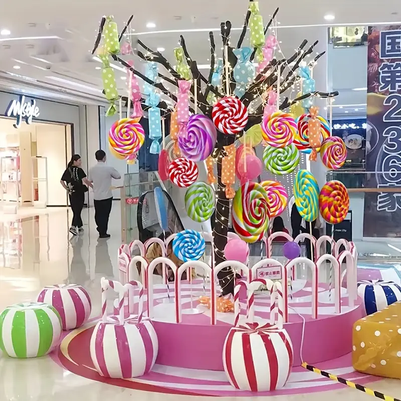 8pcs foam candy sticks lollipop decorations christmas decor - Temu