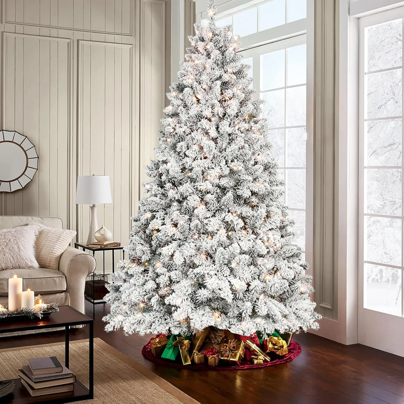 9 Foot King Fraser Fir Artificial Christmas Tree Unlit 9ft Christmas Tree