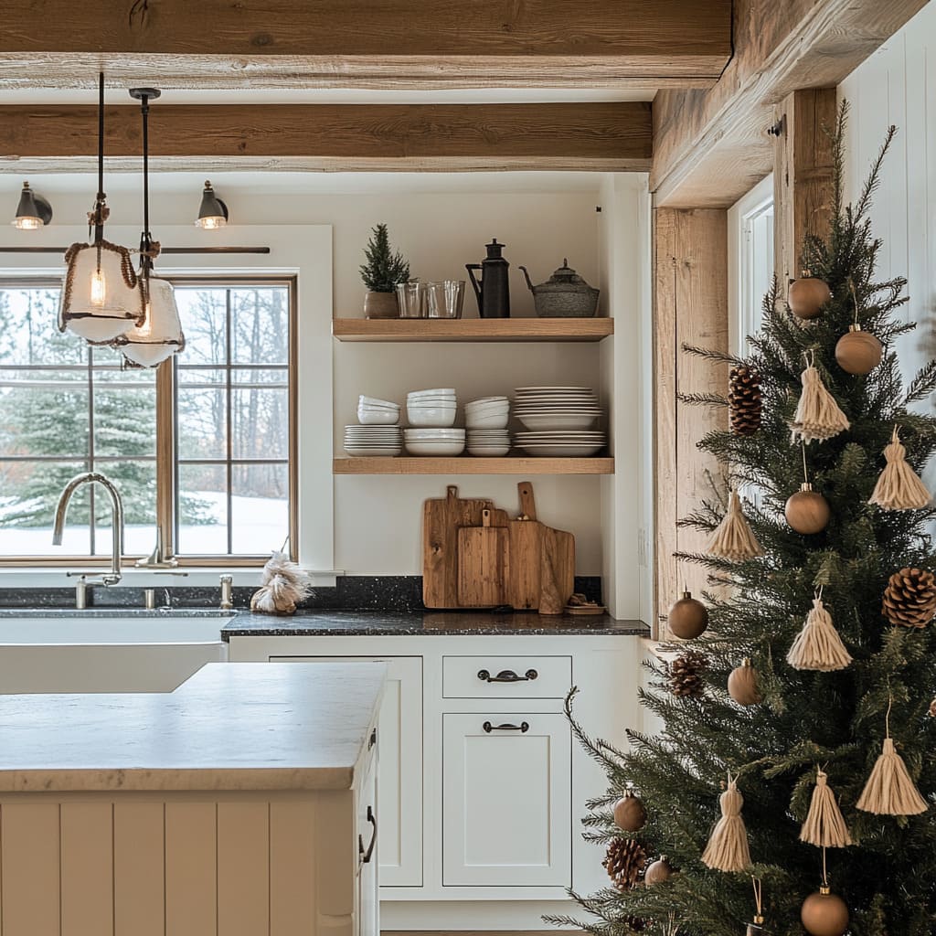 A Cozy Christmas Kitchen: 50 Easy Decor Ideas for American Kitchens | Fancy  House Design