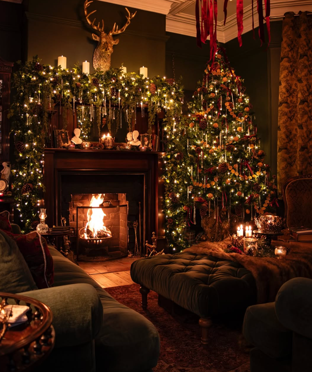 A Gothic Christmas: Hosting Three Dark Holiday Themes — The Lace Ledger