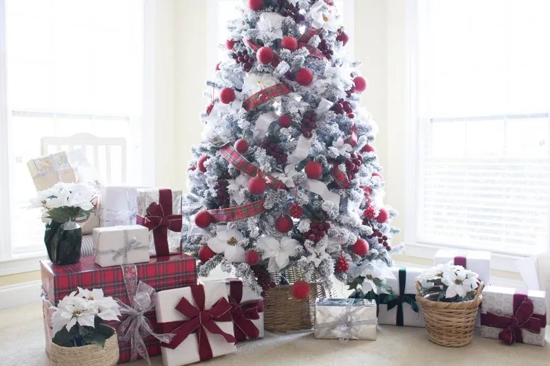 A red, white and green Christmas - Love Your Abode