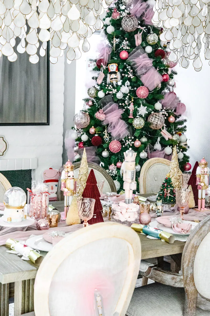 Amazing Nutcracker Ballet Christmas Tree & Tablescape Theme