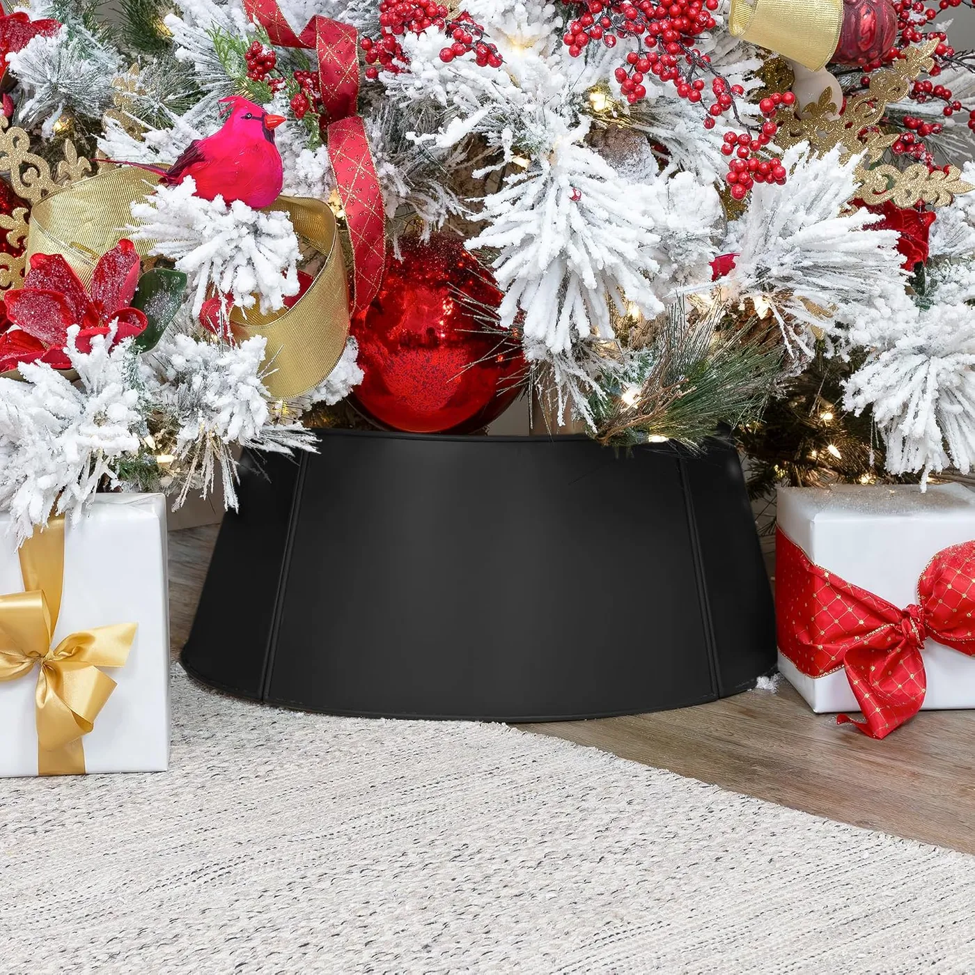 AuldHome Design Metal Christmas Tree Collar 23-Inch Kosovo | Ubuy