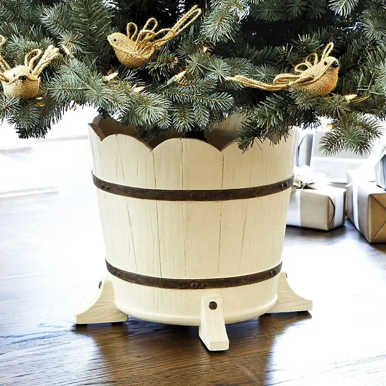 Barrel Planter Christmas Tree Stand | Holiday Accessories | Ballard Designs