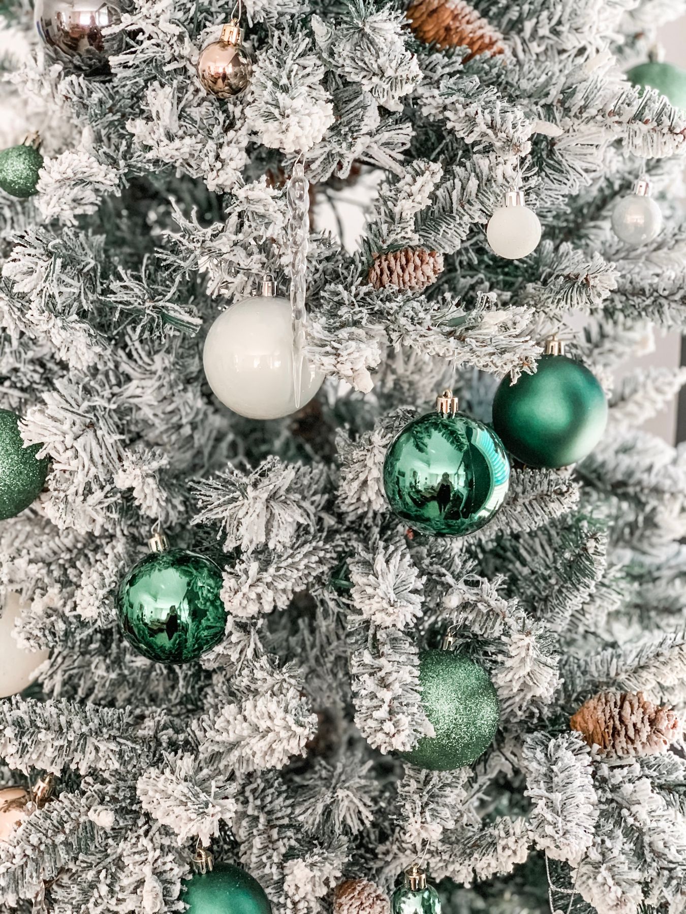 Best Flocked Christmas Tree from Walmart in 2021 - StampinFool.com