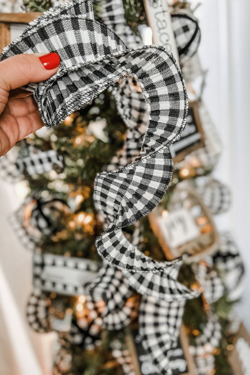 Black and white Christmas tree inspiration - Wilshire Collections