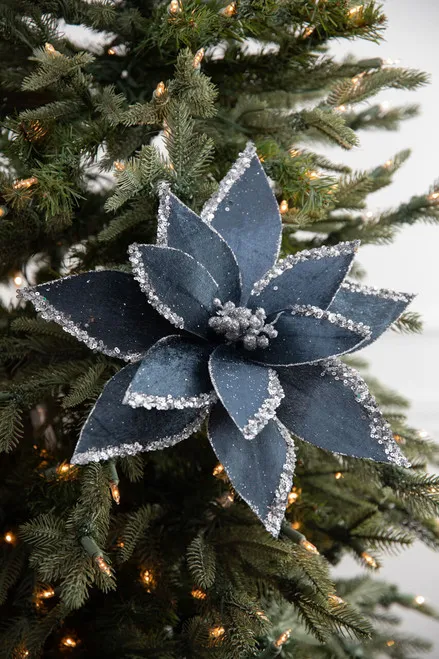 Blue Christmas Decorations | Lattice Ribbon | Decorator's Warehouse