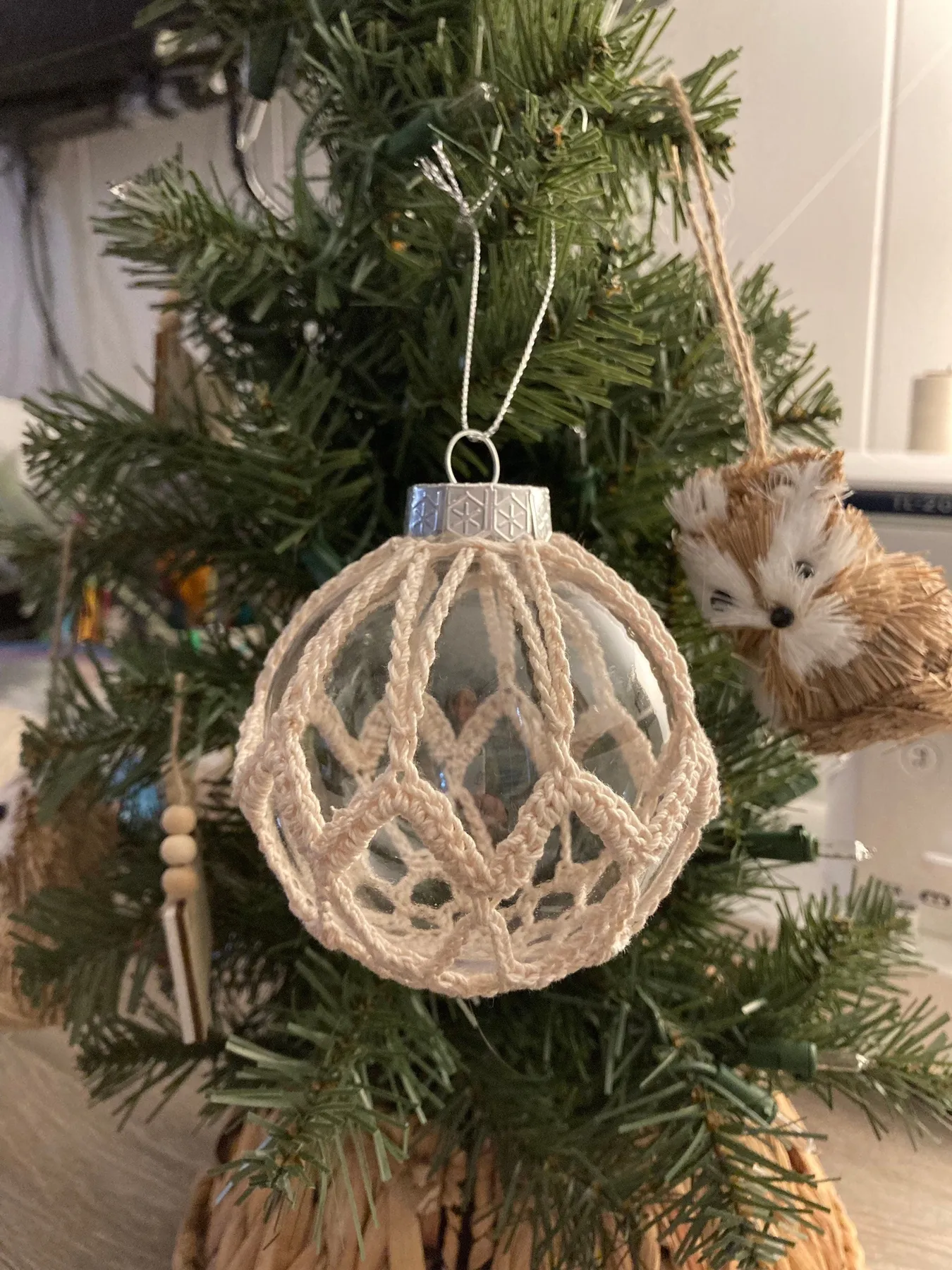 Boho Christmas Ornaments, Crochet Christmas Ornaments, Crochet Ornamen