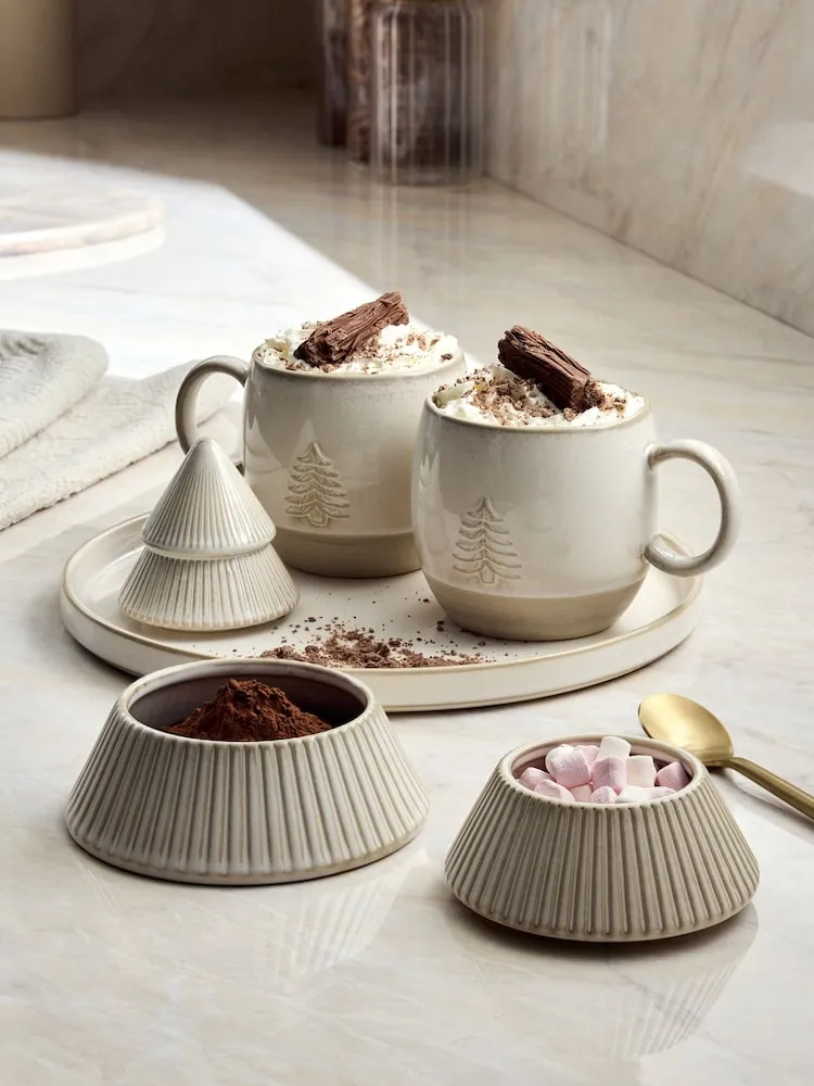Buy Natural Christmas Hot Chocolate Station with Mugs from the Next UK  online shop