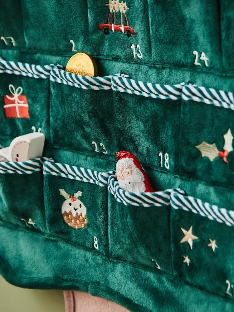 Buy Personalised Fabric Christmas Tree Hanging Advent Calendar by My 1st Years from the Next UK online shop