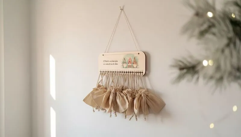Buy wholesale Full Color Printed Wooden Advent Calendar