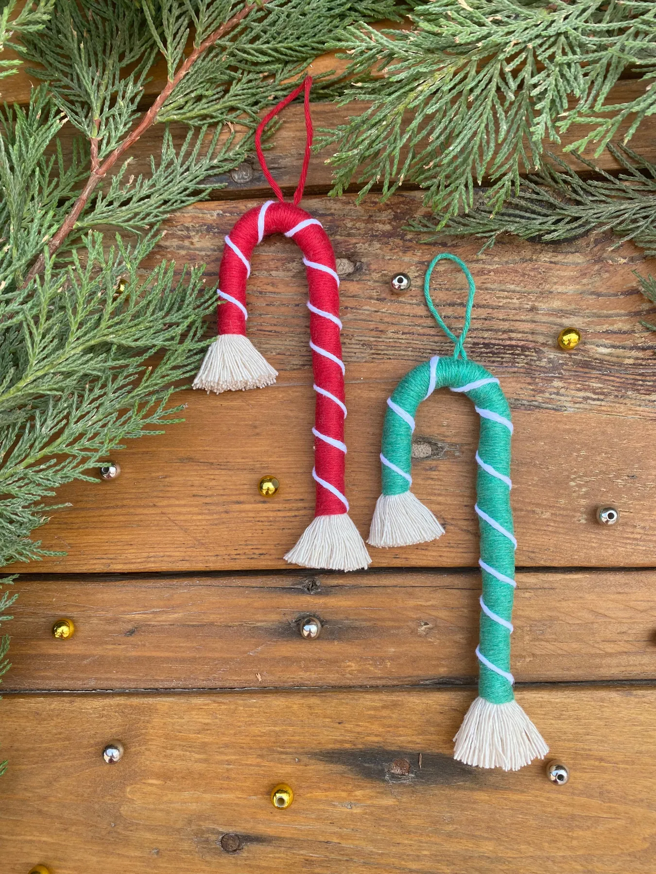 Candy Cane Ornament – Knot & Hook