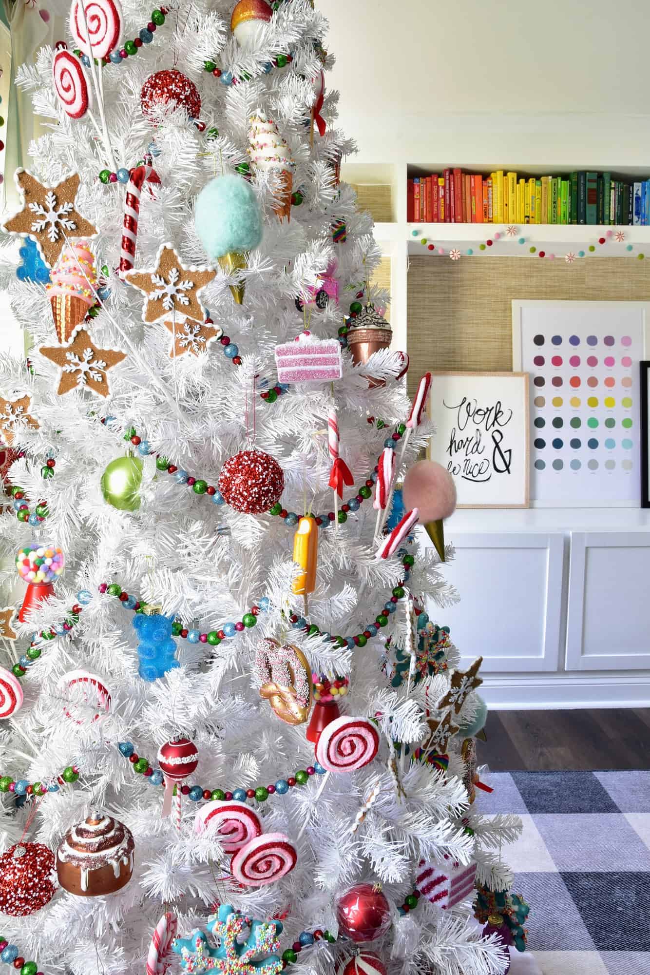 Candy Themed Christmas Tree Candy-Themed Christmas Tree For Kids Playroom  Kate Decorates
