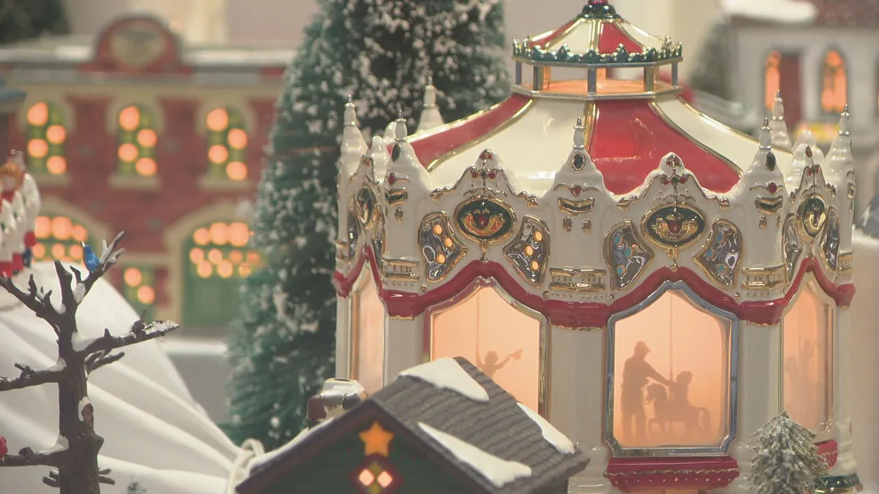 Carlisle community celebrates return of miniature Christmas village display