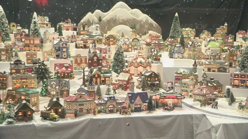 Carlisle community celebrates return of miniature Christmas village display