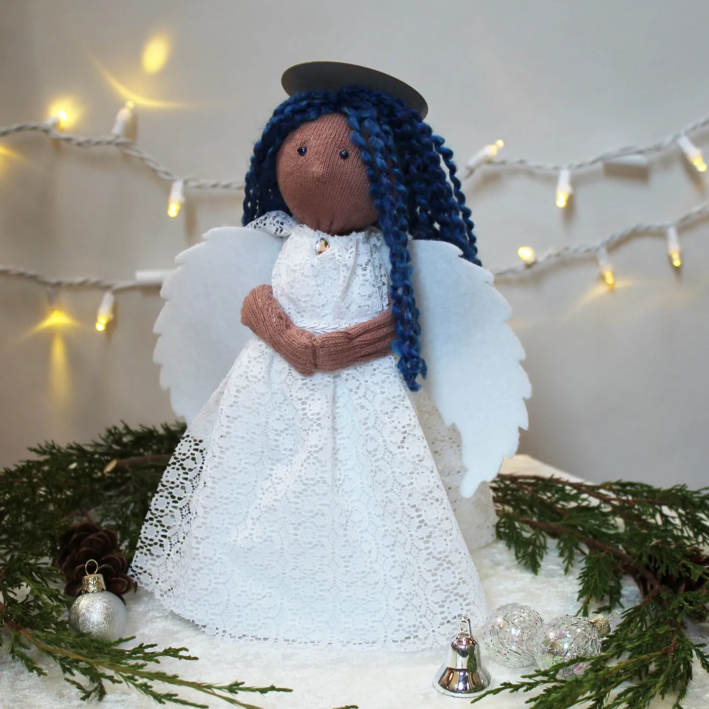 Christmas Angel Sewing Kit DIY Tree-topper Holiday Decor