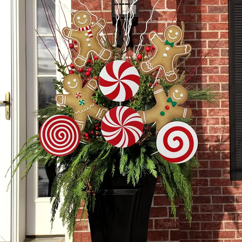 christmas decorations indoor tree picks large red white - Temu Georgia