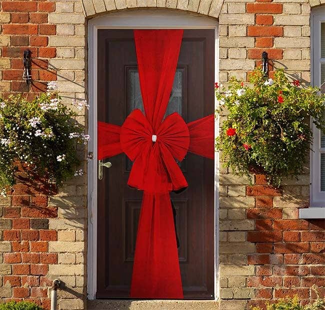 Christmas door bows are trending for 2022 - 5 of the best from M&S, Amazon,  The Range & MORE