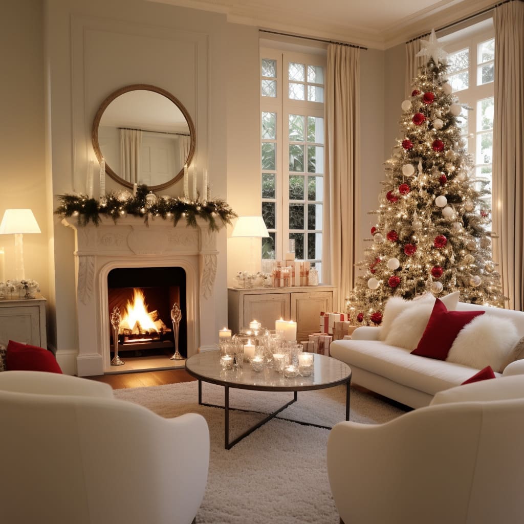 Christmas Elegance: Timeless Living Room Decorating Inspirations | Fancy  House Design