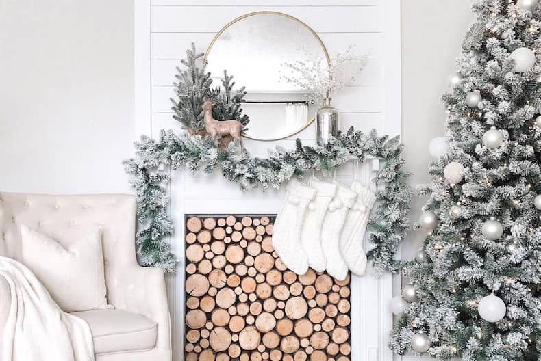 Christmas Mantel Decor Ideas - Farmhousehub