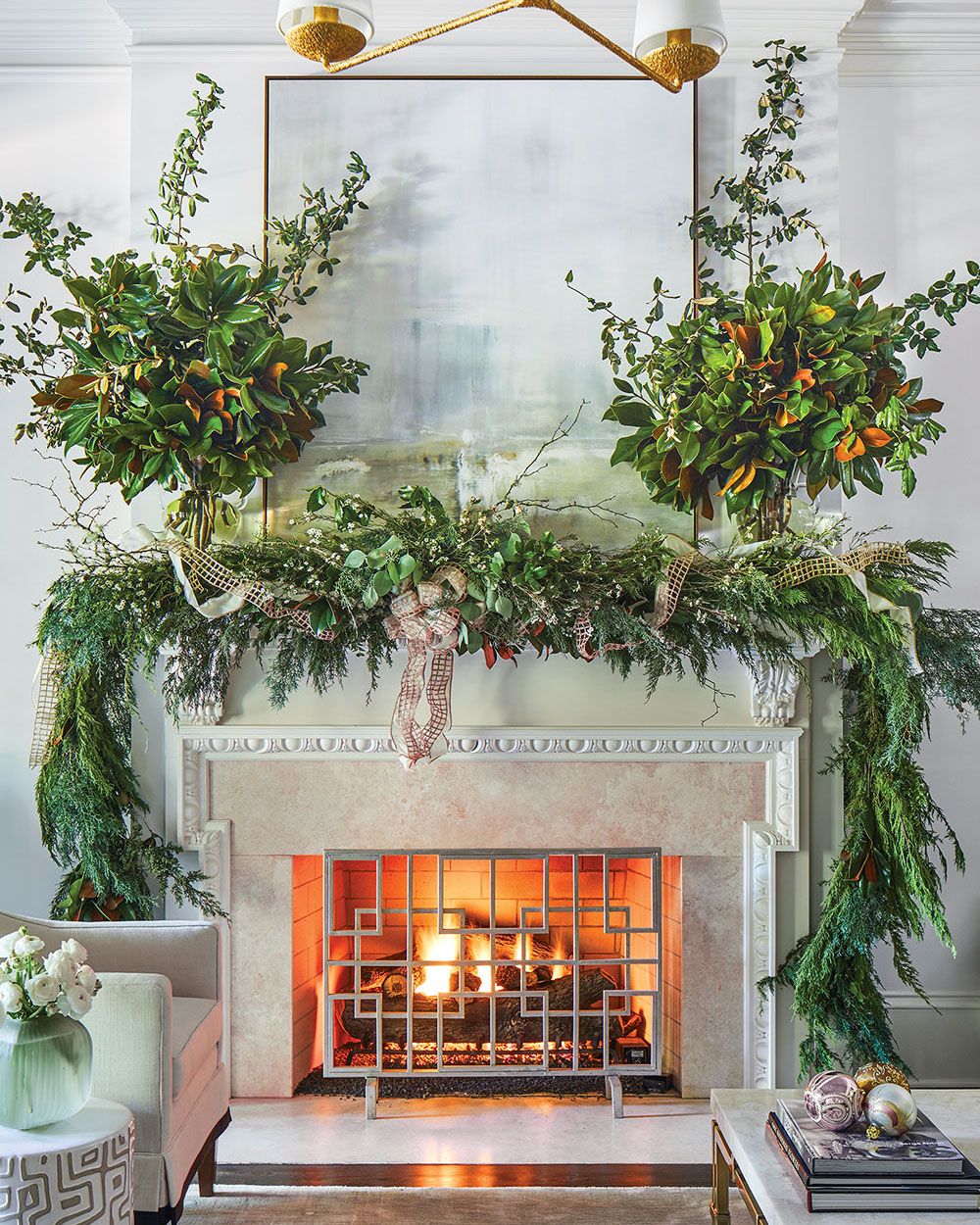 Christmas Mantel Decorations - Flower Magazine