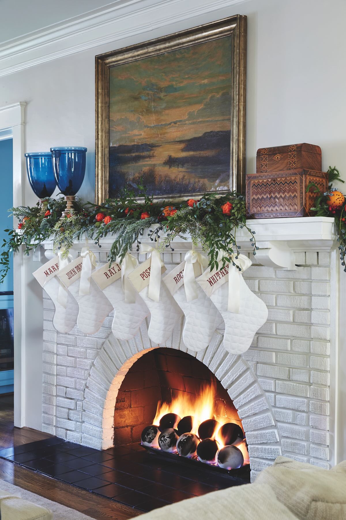Christmas Mantel Decorations - Flower Magazine