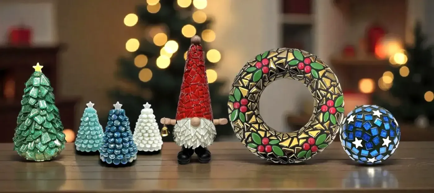 Christmas Mosaic Crafts – Ideas – MosaiikkiMyymälä