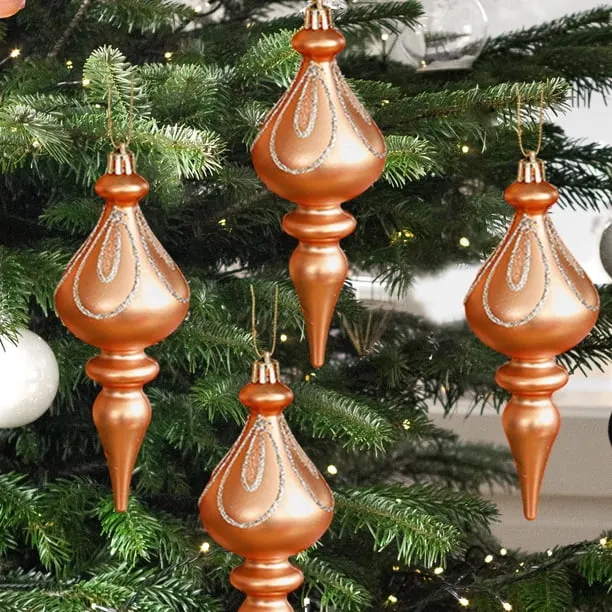 Christmas Ornament Set under $5! CQCYD Christmas Tree Ornament Collection,  Unique Shape Golden Pendants, Holiday Hanging Decor, Festive Home  Decoration, Plastic Electroplated Finish - Walmart.ca