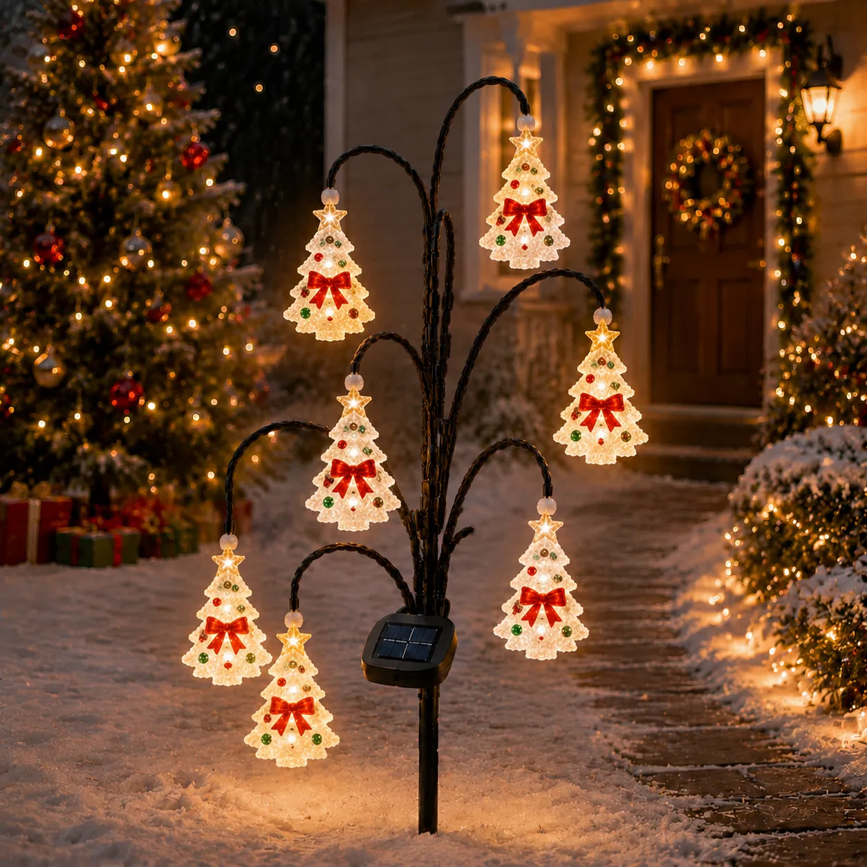 🎄 Christmas Solar Tree Stake Lights | 5 Styles Outdoor Yard Decor –  Weforyoulaura.com™️