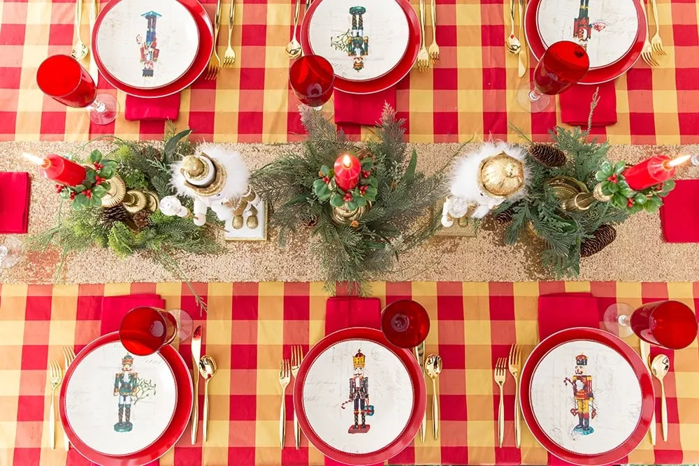Christmas Table Ideas & Nutcracker Tablescape