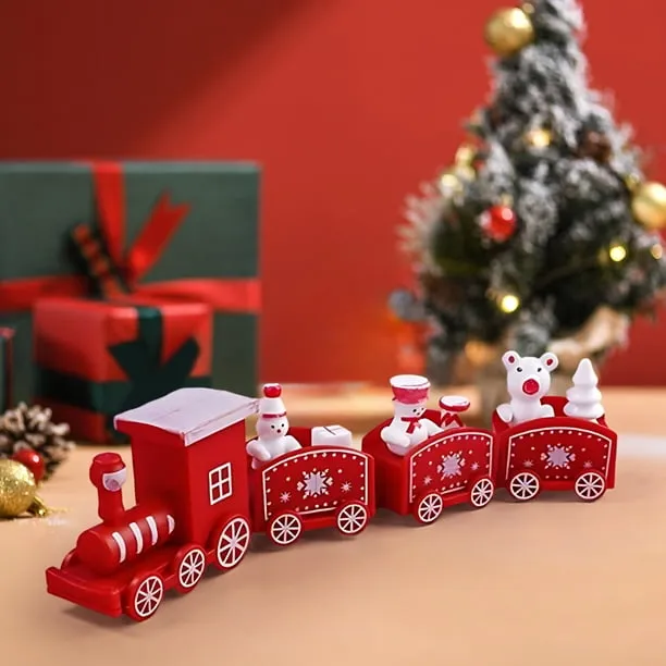 Christmas Train Ornament, Merry Xmas Decor for Home, Holiday Tree Decoration,  Festive Toy Train Set for Holiday Season, Christmas Village Display, for  Mantel & Tabletop Decorations - Walmart.ca