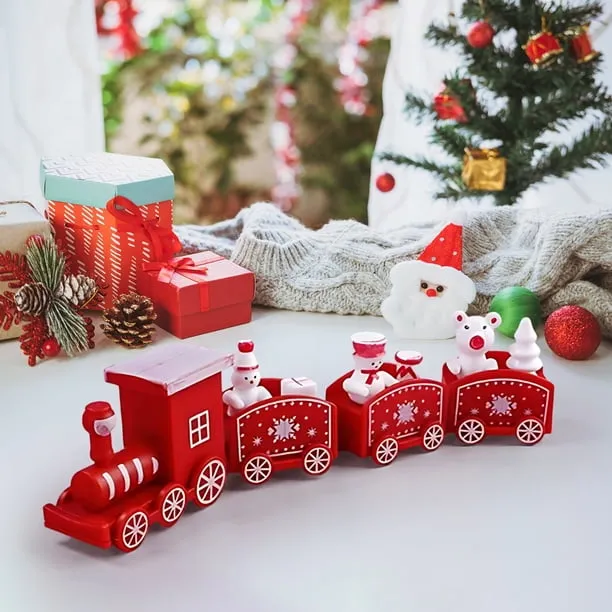 Christmas Train Ornament, Merry Xmas Decor for Home, Holiday Tree Decoration,  Festive Toy Train Set for Holiday Season, Christmas Village Display, for  Mantel & Tabletop Decorations - Walmart.ca