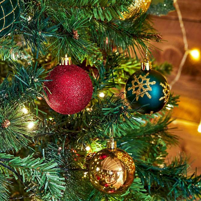 Christmas tree kit 'Atelier des lutins' 44 pieces gold-red r Professionals  - Decoration Brands