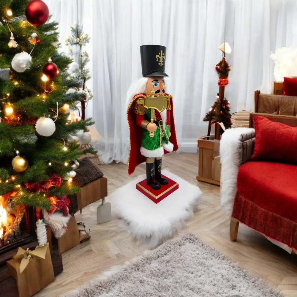 Christmas wooden nutcracker 61 cm with music and movement
