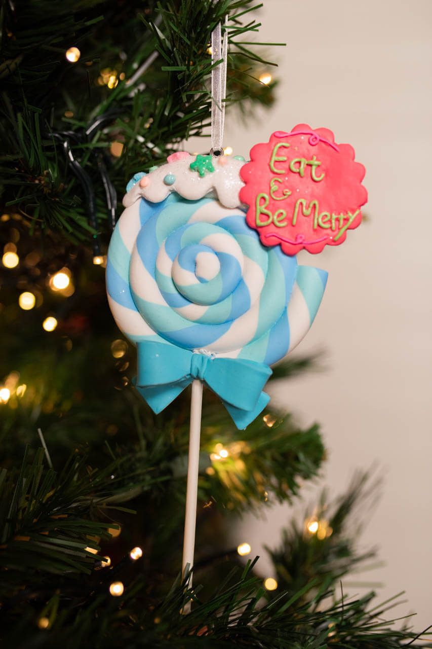 Clay Swirl Lollipop Ornament - Decorator's Warehouse