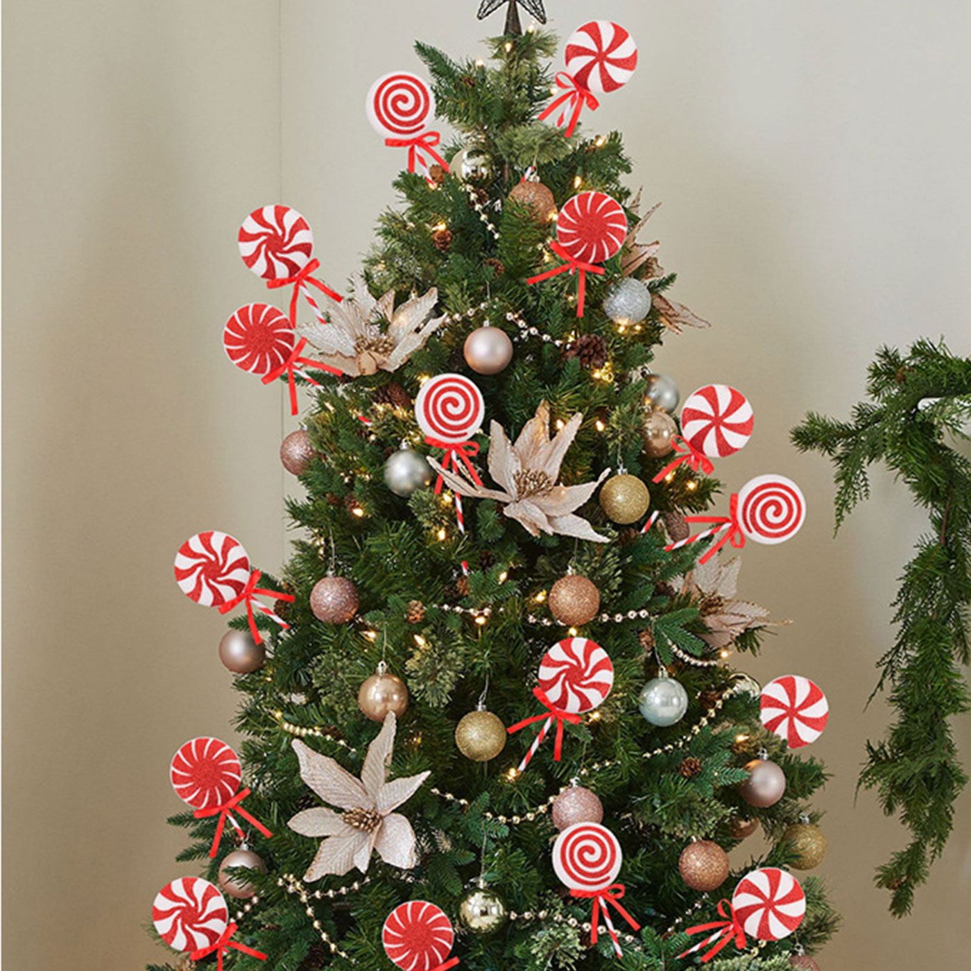Colorful Christmas Lollipop Decoration Holiday Big Lollipop Candy Christmas  Tree Decoration Props - Walmart.ca