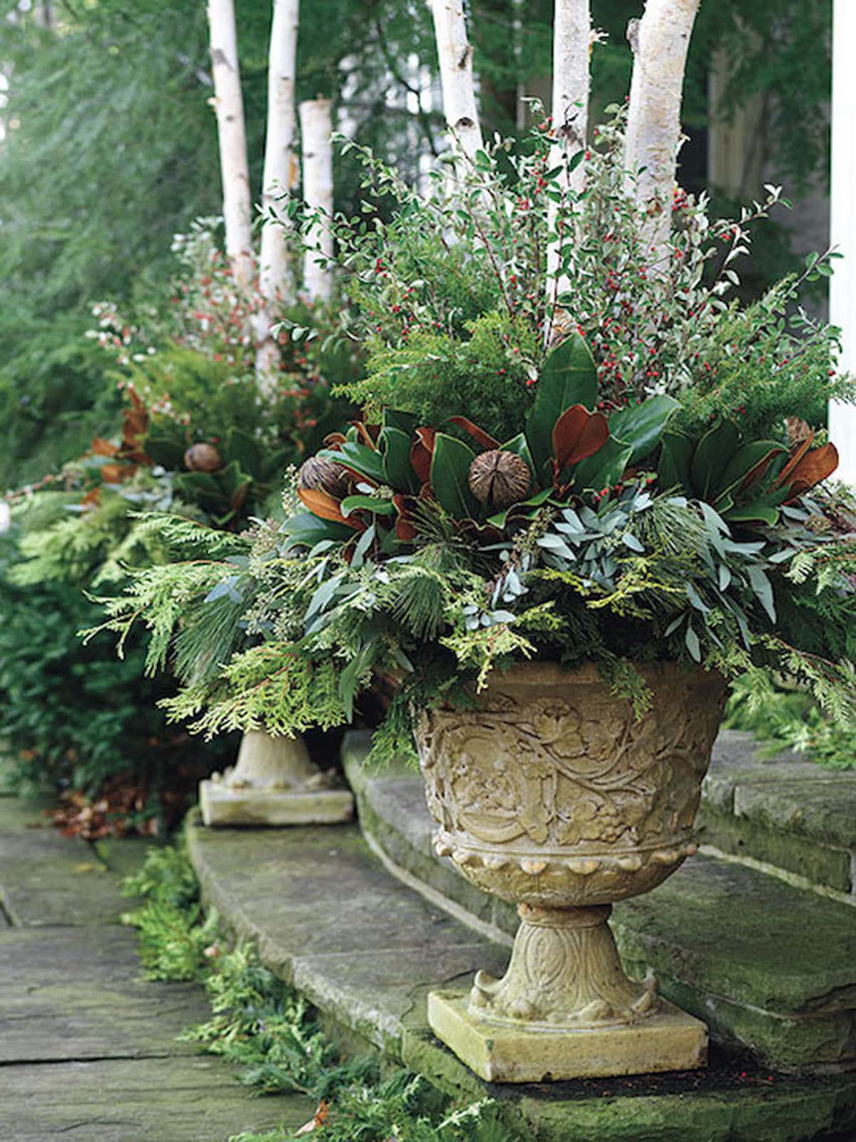 Colorful Outdoor Planters for Winter & Christmas Decorations - A Piece Of  Rainbow