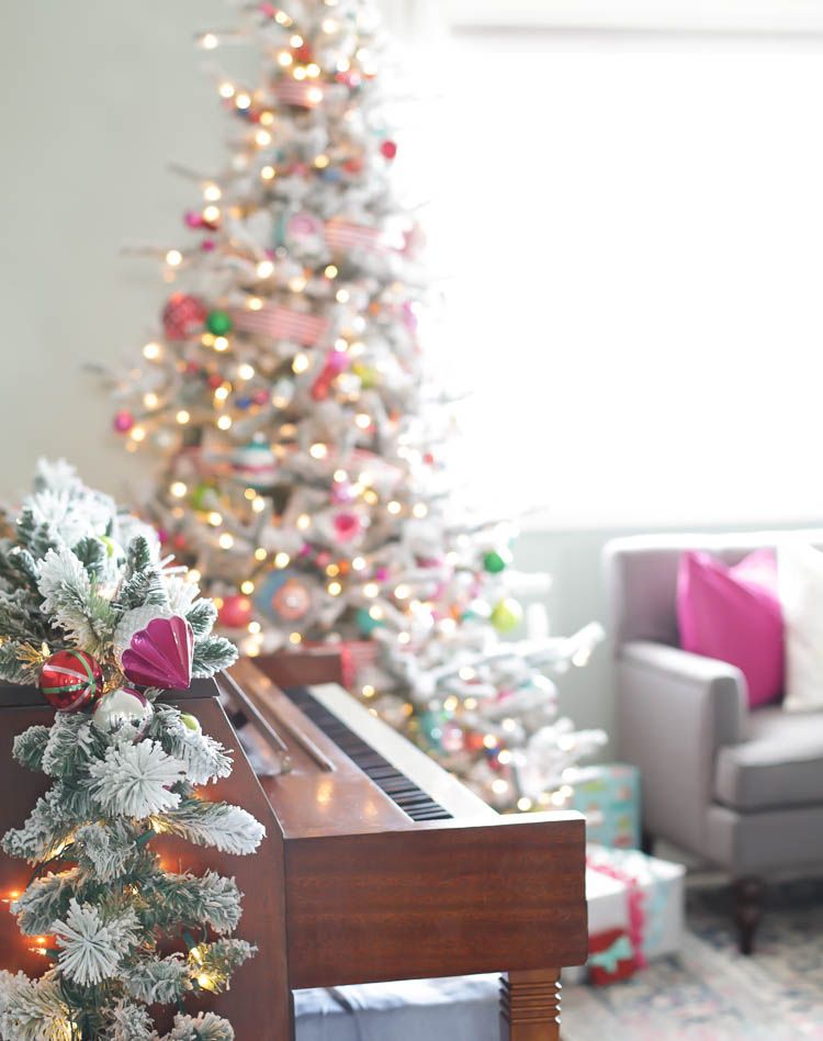 Colorful Vintage Christmas Tree