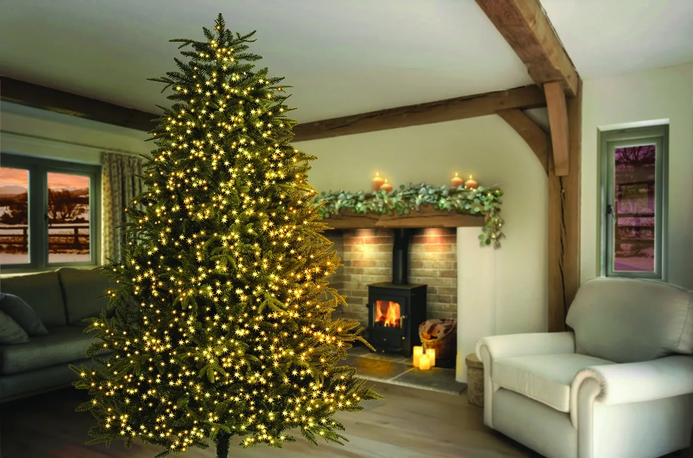 Cool white Christmas lights vs warm white Christmas lights : Premier  Decorations