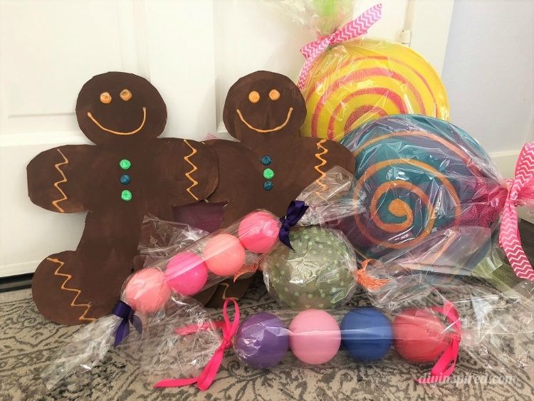 Diy Candyland Candy Land Ornament Candyland Christmas Tree Reveal And Donut  Ornaments Too! My Woodlands Life