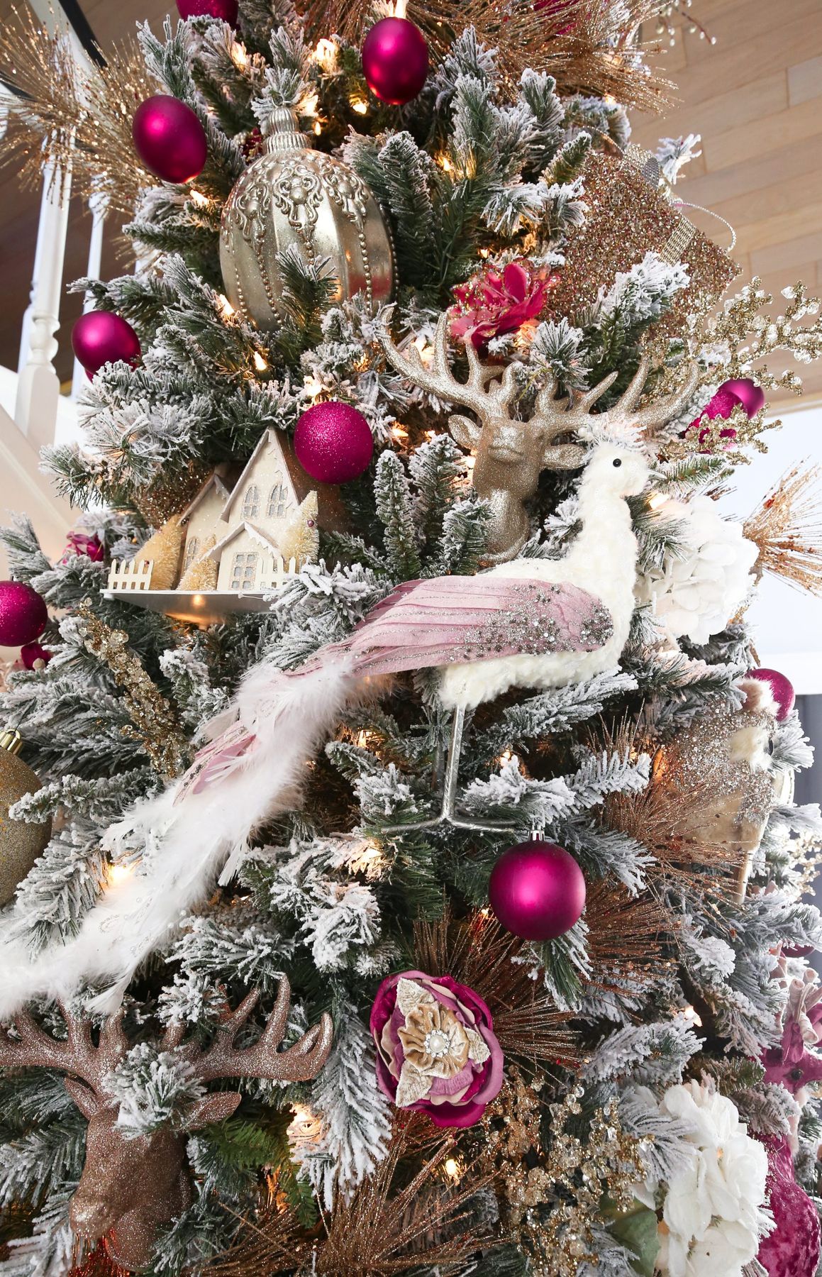 DIY Christmas Tree - Savannah's Pink Christmas Tree -