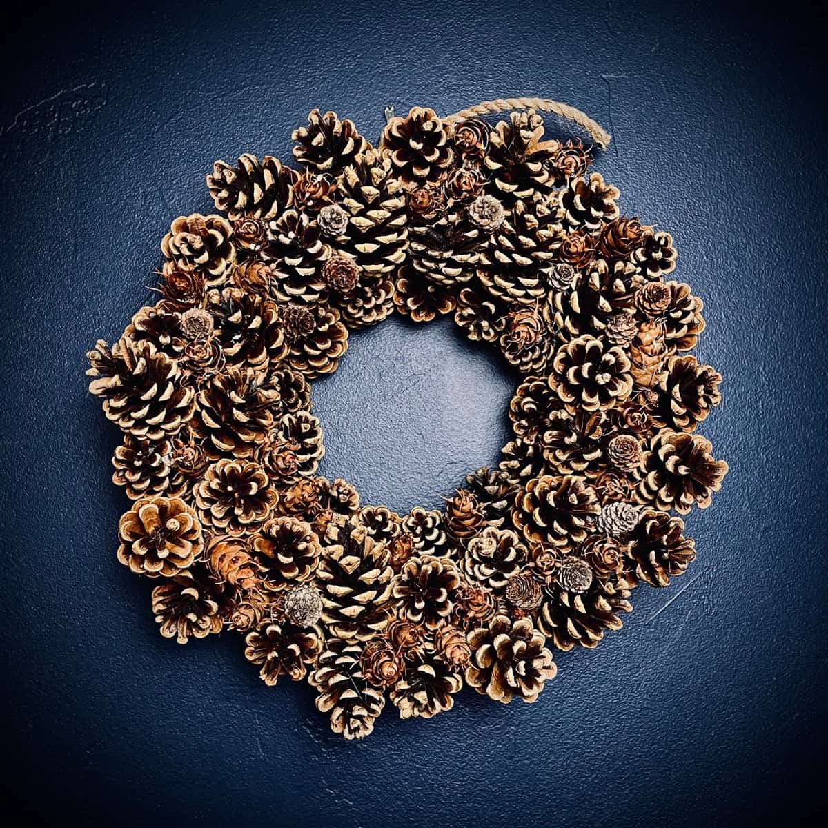 DIY Pinecone Wreath | Mollie in Montana~*