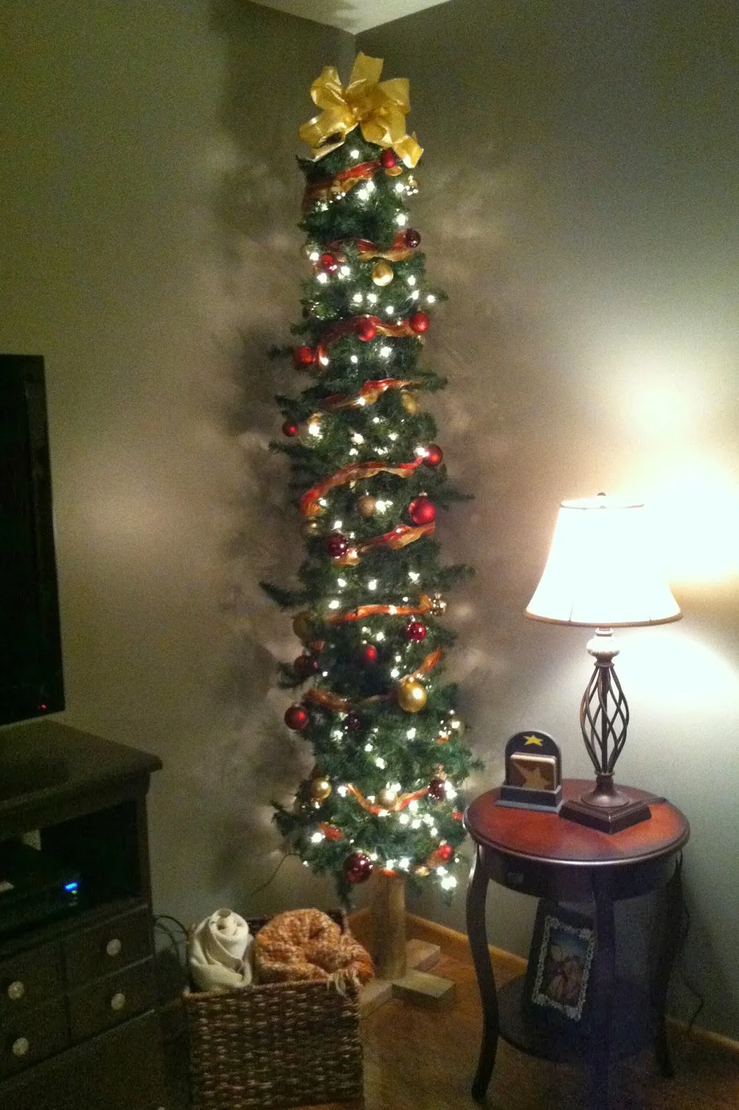 DIY Why Spend More: Make your own skinny Christmas tree